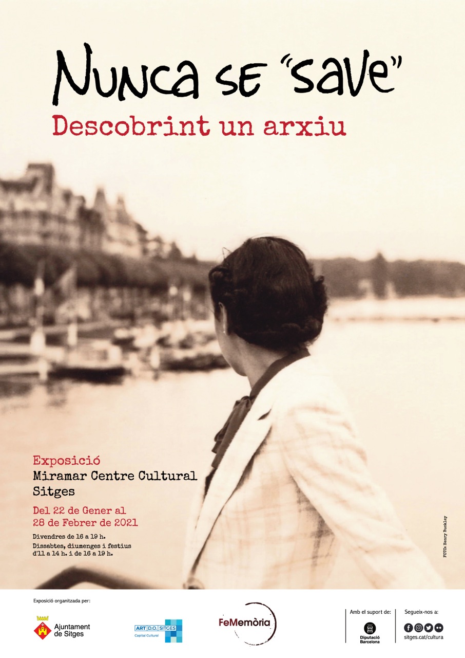 Cartell de l'exposició "Nunca se Save"